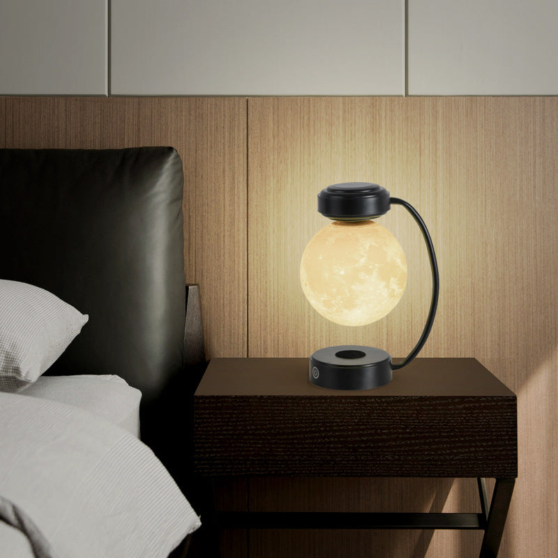 Magnetic Levitating Moon Lamp – 3D LED Floating Light