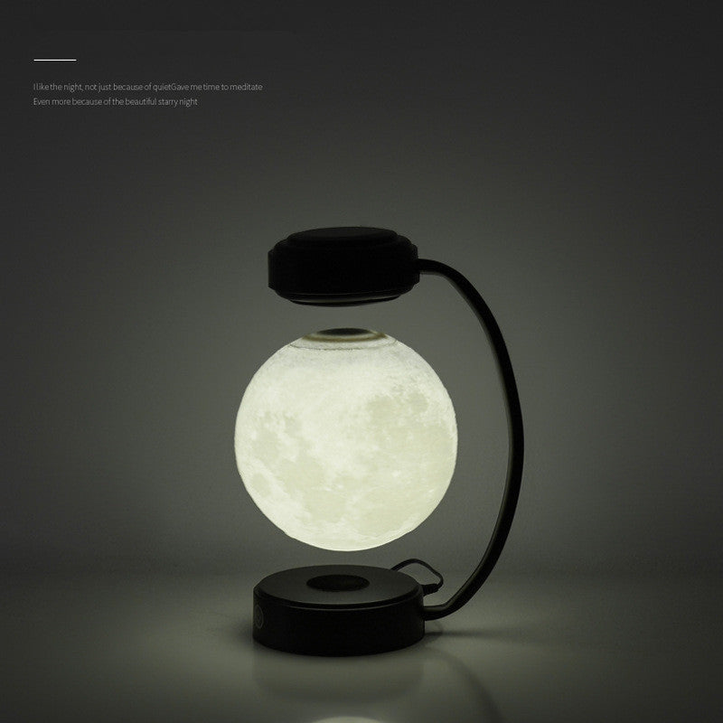 Magnetic Levitating Moon Lamp – 3D LED Floating Light