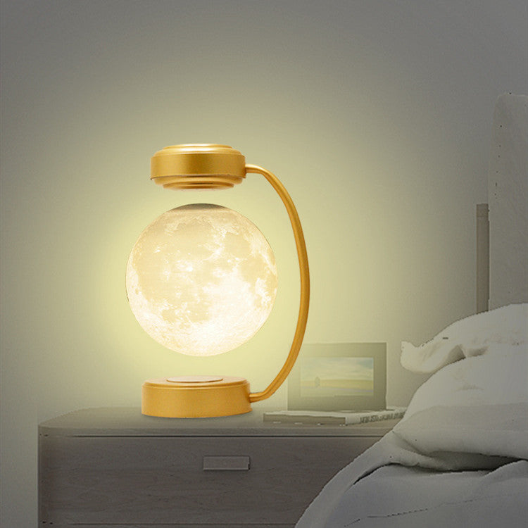 Magnetic Levitating Moon Lamp – 3D LED Floating Light